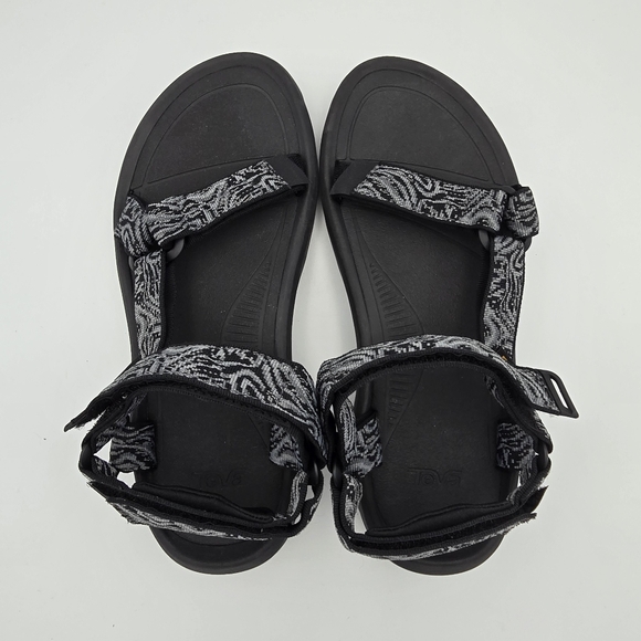 Teva Hurricane XLT2 Men's Hiking Velcro Strap Sandals, Like-new, Magma Black, 10 - Picture 6 of 13